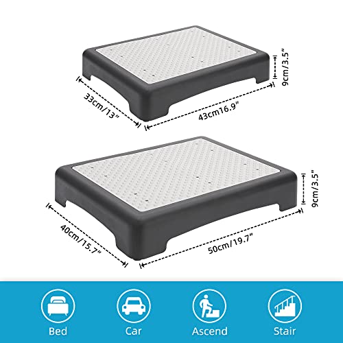 Wefaner Outdoor Step Stool for Adults Mobility Step - size: small size