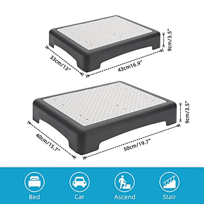 Wefaner Outdoor Step Stool for Adults Mobility Step - size: small size