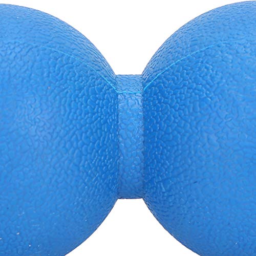 Emoshayoga Yoga Ball 3pcs Yoga Training Massage Ball Pilates Peanut Fitness Ball for Shoulders for Home Use (Blue)