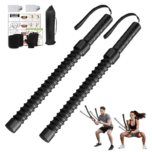 Weighted Ropeless Battle Ropes -1 lbs Each | √ Ropeless | √ Home Gym | √ Gym Equipment for Home | √ Adjustable | √ Portable | √ Home Workout