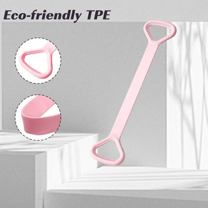 Resistance Bands, Figure 8 with Handles - color: Pink