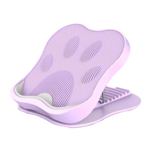 predolo Calf Stretching Board Foldable Adjustable Calf Stretcher Incline Board Fitness Pedal Equipment Anti Slip Portable Material Suitable for Office Indoor, Violet