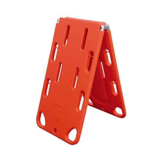 Plastic Folding Stretcher, Four-fold, Two-fold, Water-Floatable Spinal Fixation Board, Spinal Board, Stretcher Bed, Patient Immobilization, Fracture Fixation, First Aid (Two-fold) - color: Two-fold