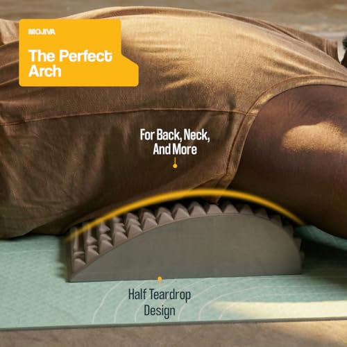 Foam Back Stretcher for Gentle Daily Stretching | Lumbar Support Pillow, Lower Back Relief, Posture Correction, Spine Support, Lightweight
