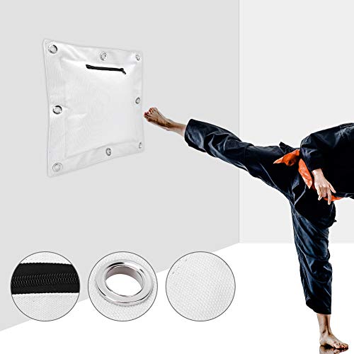 Boxing Muay Thai Sanda Training Bag,Wing Chun Wall Canvas Punch Bag with Zipper Empty Sandbag Target for Boxing, Muay Thai, Sanda Training Triple Bag Size, Heavy Duty Material