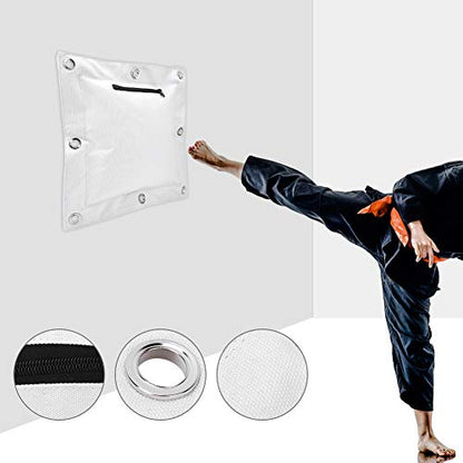 Boxing Muay Thai Sanda Training Bag,Wing Chun Wall Canvas Punch Bag with Zipper Empty Sandbag Target for Boxing, Muay Thai, Sanda Training Triple Bag Size, Heavy Duty Material