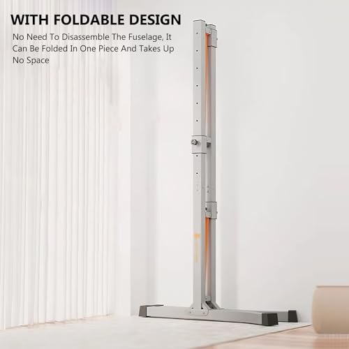 Power Tower, Multi-Function Pull Up Station Foldable Pull Up Bar Station Workout Equipment Height Adjustable for Home Gym Full Body Strength Training Max Load 1100lbs