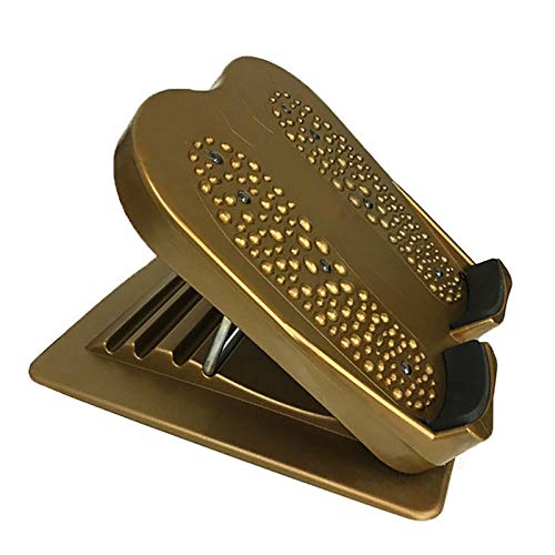 Calf Stretcher Slant Board, Achilles Tendon Stretcher, Adjustable Incline Boards Slant Board Positions Foot Stretch Wedge Board for Hamstring Achilles Leg Muscle Exercise,Gold - color: Gold