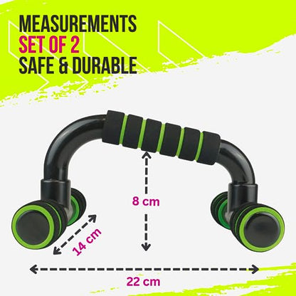 ND Sports UFE Unisex's Urban Fitness Push Up Bars, Black, One Size