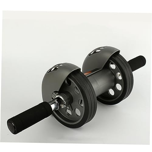 VICASKY Automatic Rebound Dual Wheel Ab Roller with Non Slip Handles and Kneeling Pad Core Trainer for Home Gym Fitness Low Noise Smooth Exercise Wheel for Abs Arms and Back Workout