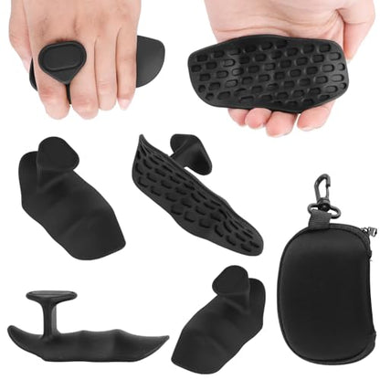 Winb Weight Lifting Grips, Rubber Anti-Slip, Ergonomic Hand Protector for Gym Training, Dumbbell, Bar, Pull Up, Men and Women, 4 Pack