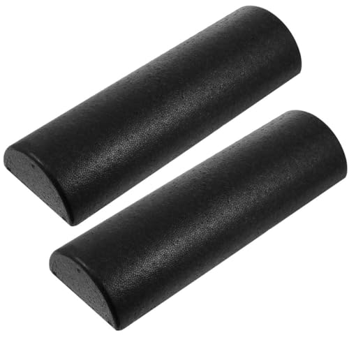 BESTYASH Semicircle Yoga Roller 1 Pair Epp Foam Muscle Massage Roller Half Fitness Column for Balance Training and Deep Tissue Relief in Workout and Pilates Sessions