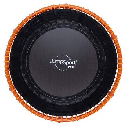 JumpSport 350 PRO 39 Inch Fitness Trampoline Indoor Rebounder Cardio Workout Equipment 300 lb Capacity - color: Energize