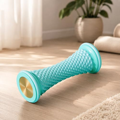 Compact Portable Massage Roller Textured Deep Tissue Design Durable Plastic Muscle Tool 12 Inch