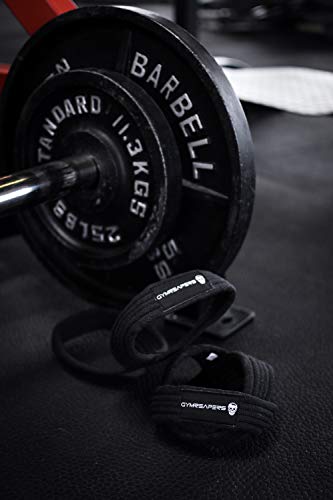Gymreapers Figure 8 Lifting Straps For Deadlift, Powerlifting, Strongman, & Cross Training Strong Weightlifting Wrist Straps For Men, Women
