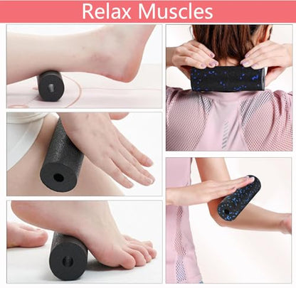 Extra Mini Foam Roller - High Density Massage Roller, Extra Small Yoga Roller for Physical Therapy, Myofascial Release, Deep Tissue & Muscle Recovery of Arms and Legs