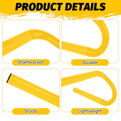WOPPLXY 6 Pcs Speed Agility Training Hurdles, 6'' Detachable Agility Training Hurdles, Speed Training Agility Hurdles, Speed and Agility Training Equipment for Athletes, Soccer Training(Yellow)
