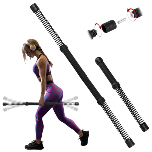 Ropeless Battle Ropes for Home Gym with Non-Slip Gloves, 2Pcs Portable Cordless Home Gym Equipment，Weighted Ropeless Battle Ropes for HIIT Workouts, Cardio, Muscle Training (Black)