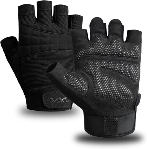 VWX Anti-Slip Gel Palm Workout Gloves for Men and Women - with Sweat-Wicking Fabric for Gym,Weight Lifting, Cycling, Weightlifting, Exercise, Climbing - size: Small
