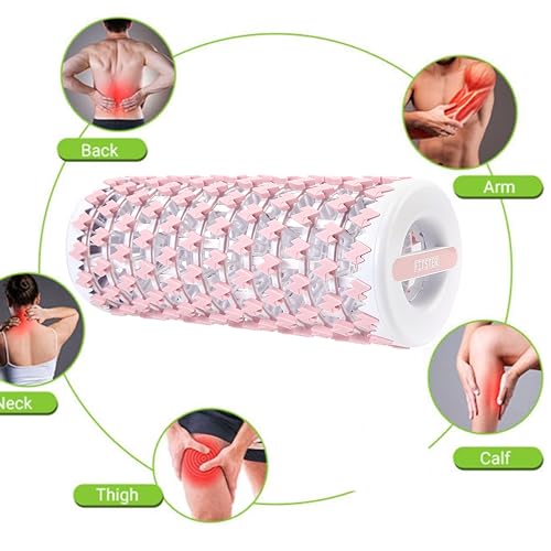 Collapsible Foam Roller for Exercise and Recovery (13 Inches), Easily Portable at 5.5 inches (Pink) - color: Pink