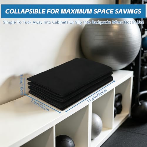 Walking Pad Mat 55"x23.6" Foldable Treadmill Mat for Carpet and Hardwood Floors Protection Shock Absorbing Treadmill Pad for Under Bikes Elliptical Machines and Exercise Equipment