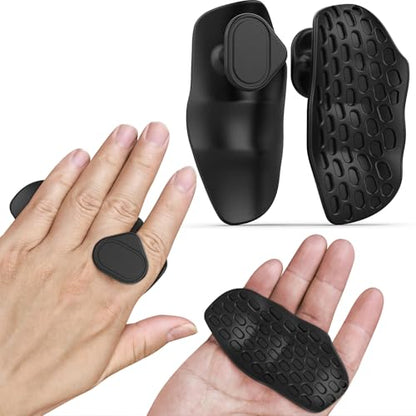 Anti-Slip Workout Grips, Ergonomics Rubber Gym Grips, Weight Lifting Grips for Hand Protection, Workout Gym Gloves for Men and Women Deadlift, Fitness Training, Weightlifting and Exercise