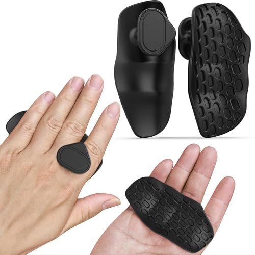 Anti-Slip Workout Grips, Ergonomics Rubber Gym Grips, Weight Lifting Grips for Hand Protection, Workout Gym Gloves for Men and Women Deadlift, Fitness Training, Weightlifting and Exercise