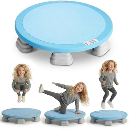 Special Supplies Kids Trampoline Rebounder Bouncing Board – Sensory Balance and Bounce Toy for Indoor and Outdoor Kids Toys - Outdoor Play Equipment