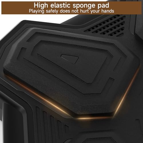 Bruce & Shark Music Boxing Game Machine, Rhythm LED Punching Pad for Home Workout Gym, Wall-Mount Punch Target for Kids & Adults, 9 Speeds