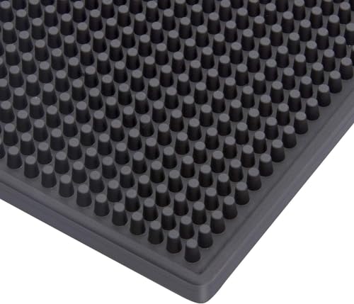 Extra Large (28 inch by 16 inch) Thick Rubber Service Bar Mat for Home Kitchen Counter Mat, Bartender Bar Mat, Dish Drying Mat, 1 Pack Black - size: 28 x 16 inches (1 Pack, Black)