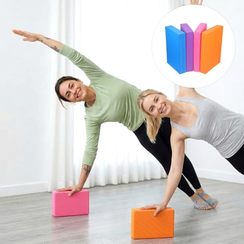 4 Pcs Balance Pad Foam Pad Yoga Mat Trainer Non Slip Cushion Exercise Knee Mat for Women Men Dancing Balance Training Workouts Yoga Physical Therapy, 11.81 x 7.0 x 2 Inch