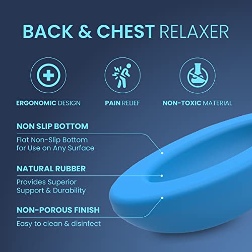 CostoBlock Pro - Extra Firm - Non-Slip Thoracic Pod for Costochondritis and Tietze Syndrome - Helps Relieve Chest & Upper Back Pain