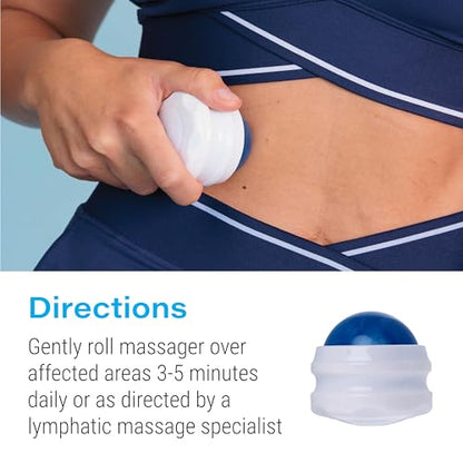 Bruizex Lymphatic Drainage Massager, Massage Roller Ball, Fibro Body Roller for Fibrosis Treatment, Liposuction, 360 Lipo, Tummy Tuck & BBL Post Surgery Recovery