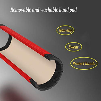 Wall Mounted Pull Up Bar for Home, Heavy Duty Steel Horizontal Bar for Pull-Up Training, Non-Slip Grip, Adjustable Width 93-126CM, Holds up to 250kg