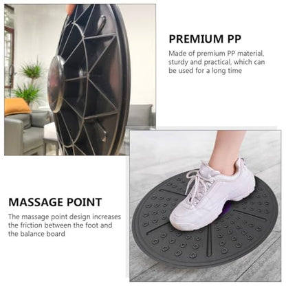 ORFOFE Equilibrium Sense Balance Board with Raised Massage Points Non-slip Stability Trainer Core Workout Fitness Accessory for Home Gym and Physical Therapy