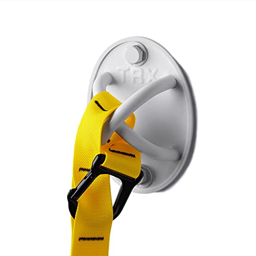 TRX Training XMount, Training Anchor Mount for Suspension-Trainer Straps, Bracket Mount for Suspension-Training Equipment - color: White