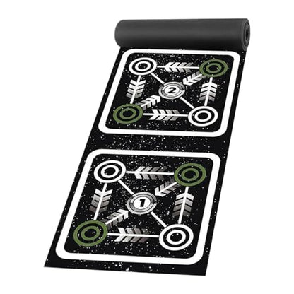 Menolana Agility Ladder Mat Pad,Footwork Practice Foldable Nonslip Speed Training Equipment for Sports,Gym,Coordination,Balance,Rhythm