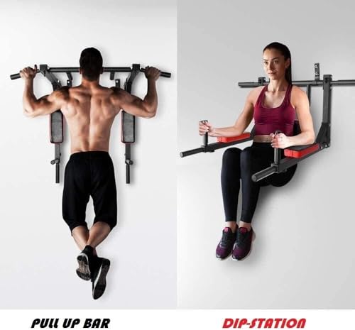 3 in 1 Heavy Duty Multifunctional Pull up bar for Wall mounting, Pull-up bar