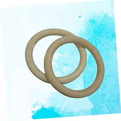 balacoo Gym Rings Birch Fitness Workout Rings Gymnastics Bar for Full Body Strength and Training