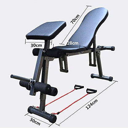 Incline Sit Up Bench Foldable Slant Board Ab Crunch Adjustable Workout Fitness Equipment