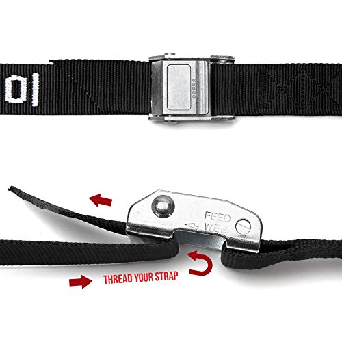 20ft Adjustable Gymnastic Rings Strap (Pair) / Cam Buckle Adjustment/Upper Body Ring Training