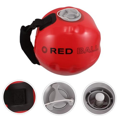UKCOCO Weighted Training Sandbag 30x30cm Red – Portable Sandbag for Home Strength Training, Workout Kettlebell Alternative with Handle