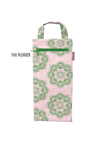 Yoga Sand Bag Jute/Cotton Unfilled for Yoga Weights and Resistance Training - color: Natural Green