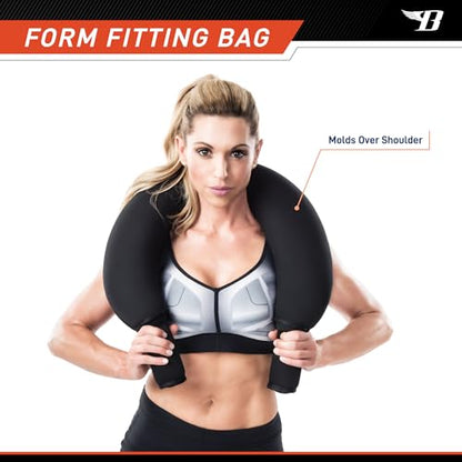 Bionic Body 10-lb. Weighted Shoulder Sandbag Strength Training Workout Gear for Home Gym BBCH-2010