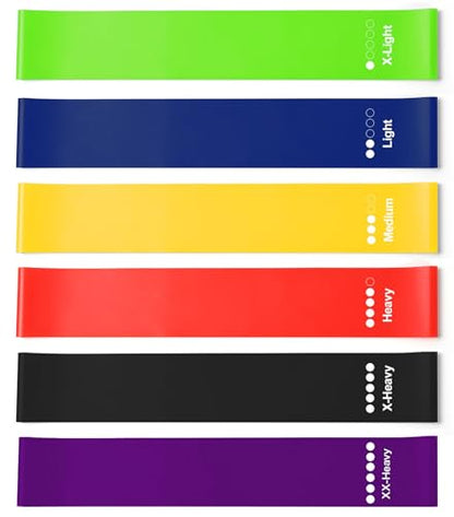 Resistance Bands, Resistance Bands for Working Out, 6 Pcs