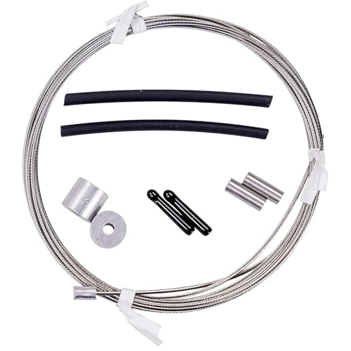 Elite Jumps Bare Wire Replacement Speed Cable, 1/16 in Steel, 10 ft