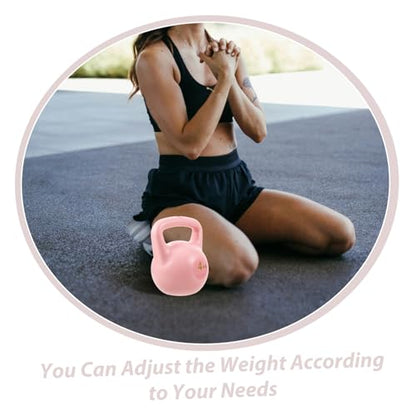 Mikikit 4kg Weight Water-fillable Kettlebells for Yoga Fitness Training Soft Handle Portable Home Equipment