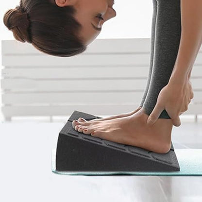 Calf Stretch Wedge Squat - Slant Board Incline Ramp | Non Slip Exercise Support For Ankle Mobility Stretching Gym Home Office Travel Fitness Training Muscle Relief Performance Booster Recovery Use