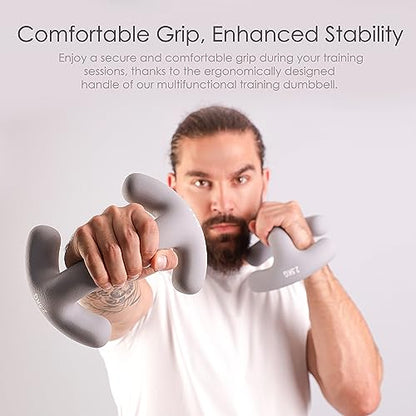 STONESAM Multi-function home training Equipment, hand weight kettlebell/dumbbell weights for workout Exercise Fitness, Yoga, Dance, Barre, Pilates, Cardio, Aerobics, Boxing