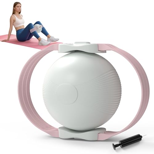 HOTSWEAT Thigh Exerciser, Inner Thigh Exerciser, Thigh Trainer Kegel Exerciser for Women with Adjustable Resistance, Thigh Toner Workout Equipment Pilates Ball for Home Gym